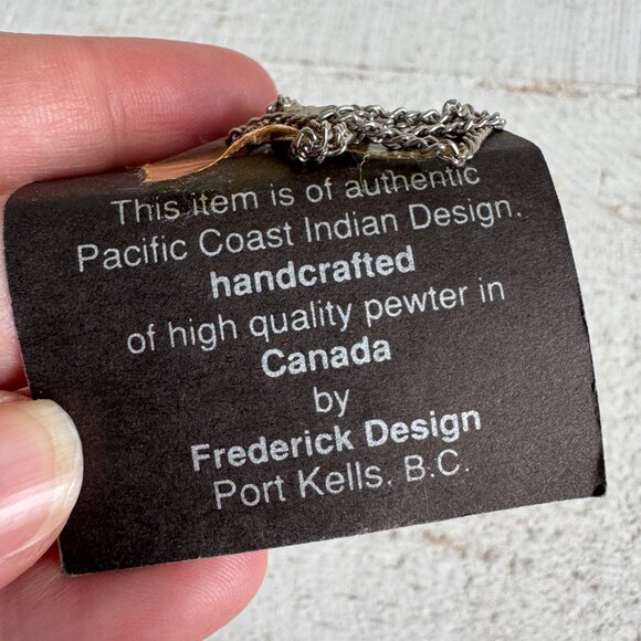 Thunderbird Pewter Pendant Necklace by Frederick Designs - Picture 6 of 6